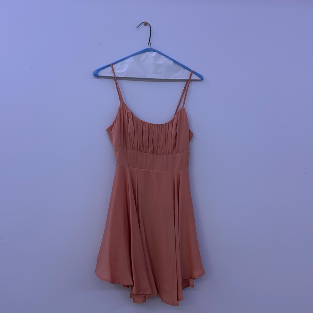Selfie Leslie Peach Dress